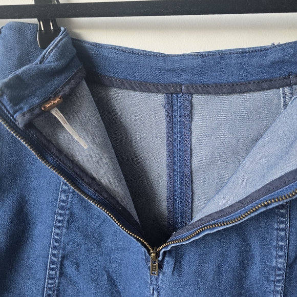 Free People Denim Skirt 6 - Picture 6 of 7